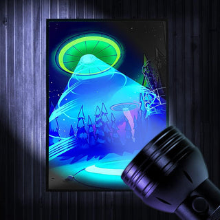 MVP Disc Golf UV Flashlight (Large) for Glow in the Dark Discs Night Disc Golf