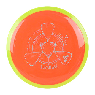 Axiom Disc Golf Neutron Vanish Distance Driver 11/5/-3/2 Orange/Yellow 163 grams