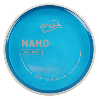 MVP Disc Golf Nano Mini Marker Project Lab Coat Proton Blue