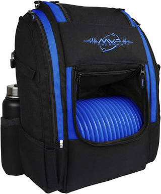 MVP Discs Disc Golf Backpack Bag - Voyager Lite Backpack Navy