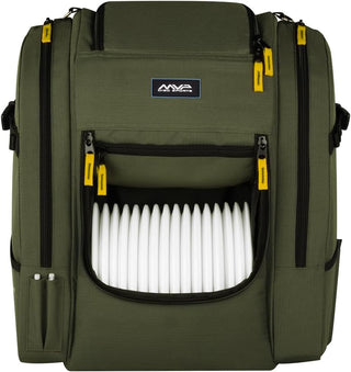 MVP Discs Disc Golf Backpack Bag - Voyager Lite Backpack - Holds 20-22 Discs