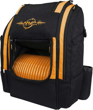 MVP Discs Disc Golf Backpack Bag - Voyager Lite Backpack Orange