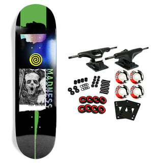 Madness Skateboard Complete Clay Kreiner Howling Black 8.5" x 31.95"