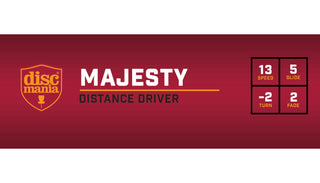 Discmania Disc Golf Active Premium Majesty Distance Driver Yellow 165-170g