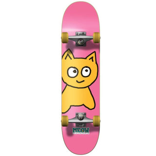 Meow Skateboard Complete Big Cat Soft Top Pink 7.25" x 29.2"