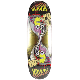 Heroin Premium Skateboard Complete Merged Razoregg Gold Ft. Ace/OJ/Quantum