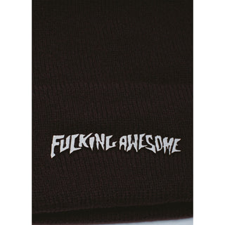 FA Beanie Metal Stamp Black