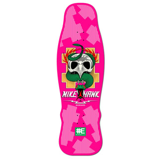 Everybody Skates Skateboard Complete Mike Hawk Big Board Pink 12.4" x 40" with Independent Trucks, Spitfire Wheels