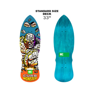 Everybody Skates Skateboard Complete Mike York Curb Monster Standard 9.5" x 33"
