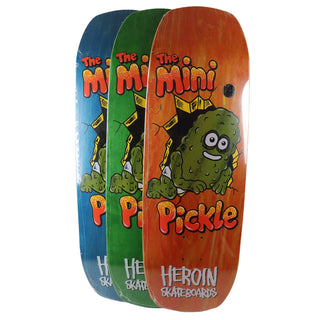 Heroin Skateboard Complete Mini Pickle (Assorted) 9.5" x 29.5"