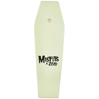 Zero Skateboard Complete Misfits Coffin Fiend Glow Shaped 9.5" x 29.5"