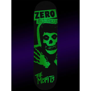 Zero Skateboard Deck Misfits Zero Business Glow 8.5" x 32.3"
