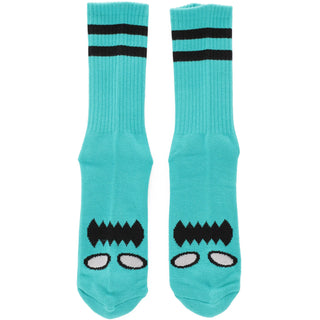 Toy Machine Socks Monster Face Green Crew Pair