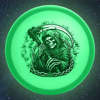 Dynamic Disc Golf Lucid Moonshine Verdict - Reaper of Pars Seafoam/Gold Holo 178 grams