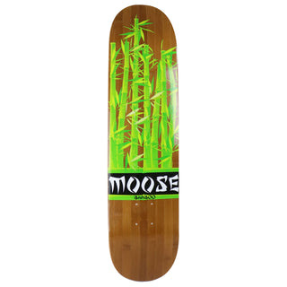 Moose Skateboard Deck Bamboo Leaves 7.5"