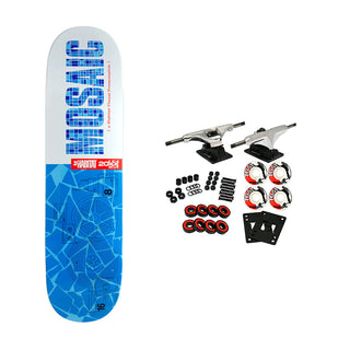 Habitat Skateboard Complete Mosaic 20 Twin White 8.375"