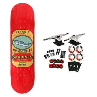 Bacon Skateboard Complete Adam Mueller Sardines 8.5" x 32.18" Assorted