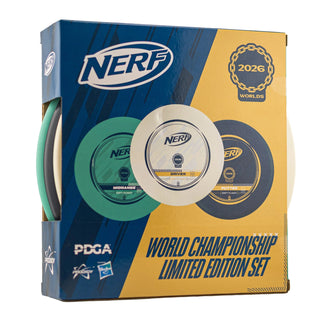 Prodigy Disc Golf Nerf Soft Flight - PDGA World Championship - Limited Edition - 3 Disc Set - Putter, Midrange, Driver