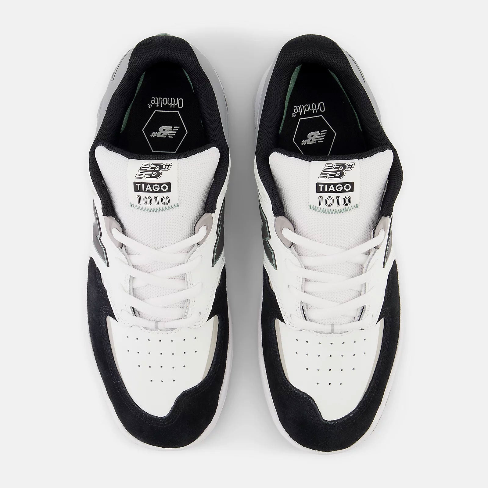 スニーカー New Balance Tiago Lemos x Numeric 1010 'White Black' New Balance Numeric Tiago 1010 Black & White Skate Shoes