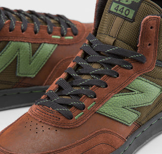 New Balance Numeric Skateboard Shoes 440 High V2 Brown/Olive