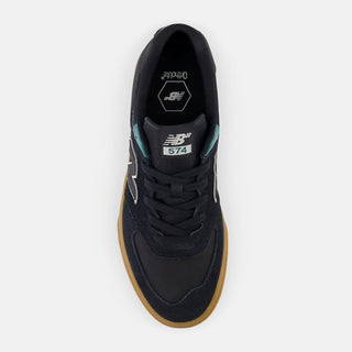 New Balance Numeric Skateboard Shoes 574 Vulc Black/Vintage Teal