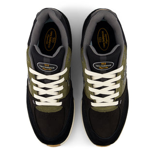 New Balance Numeric Skateboard Shoes Andrew Reynolds 933 (Wide) Black/Green