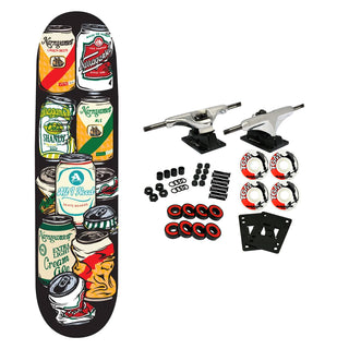 All I Need Skateboard Complete Gansett Cans 8.75" Narragansett