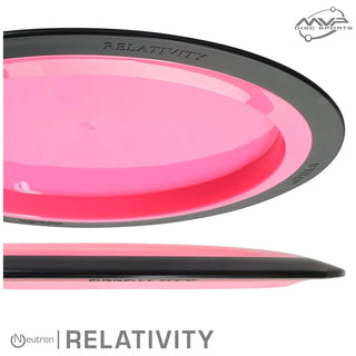 MVP Disc Golf Neutron Relativity Distance Driver 14.5/5.5/-3/1.5 Neon Green Orange 174 grams