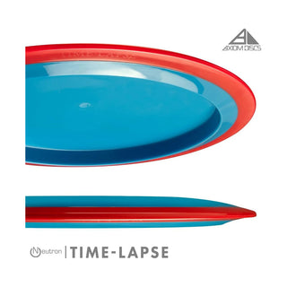 Axiom Disc Golf Neutron Time-Lapse Retooled Distance Driver 12/5/-1/2 Blue/Dark Blue Blend 173 grams