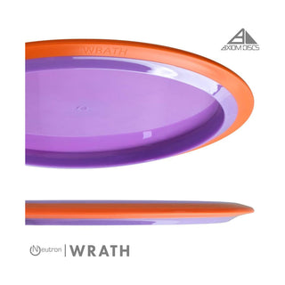 Axiom Disc Golf Neutron Wrath Distance Driver 9/4.5/-0.5/2 Neon Red/Blue Green 155 grams