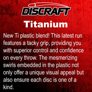 Discraft Disc Golf Titanium Thrasher Distance Driver 12/5/-3/2 Blue Purple/Orange 164-166g