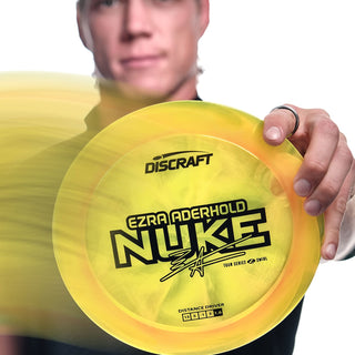 Discraft Disc Golf Ezra Aderhold 2025 Tour Series Z Swirl Nuke Driver 13/5/-1/3 Hot Pink/Indigo 173-174g