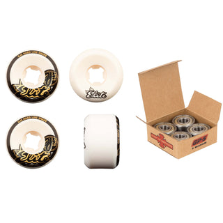 OJ Skateboard Wheels and Independent Bearings Combo 55mm Elite Hardline 99A