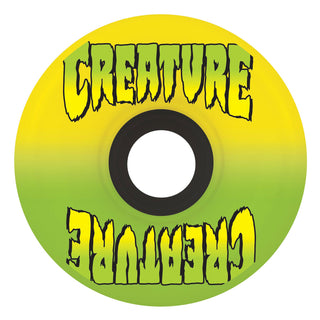 OJ Skateboard Wheels 60mm Creature Bonehead Super Juice 78A Yellow