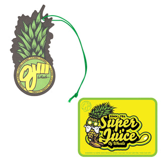 OJ Skateboard Wheels 55mm Pina Colada Mini Super Juice 78A White/Green