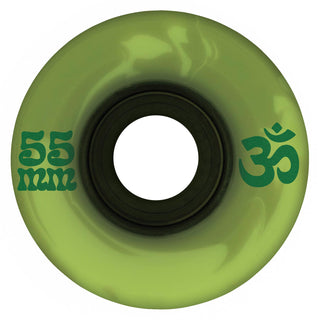 OJ Skateboard Wheels 55mm Cru-Zen Mini Super Juice 78A Emerald Marble Swirl