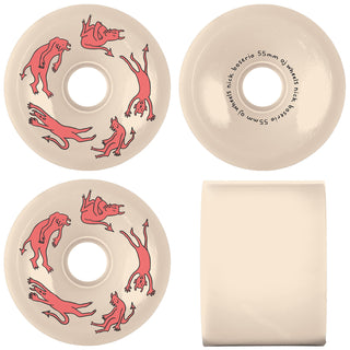 OJ Skateboard Wheels 55mm Nick Boserio Little Devils 99A White
