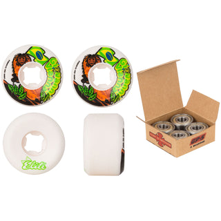 OJ Skateboard Wheels and Independent Bearings Combo 54mm Vianna TamTam Elite Hardline 99A