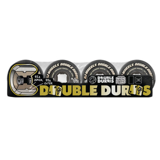 OJ Skateboard Wheels 56mm Double Duro Chubbies 99A/95A Black