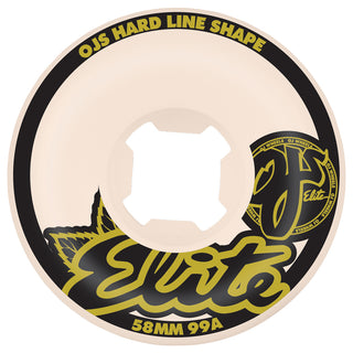OJ III Wheels 58mm Elite Hardline 99A White