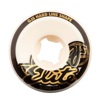 OJ Skateboard Wheels and Independent Bearings Combo 55mm Elite Hardline 99A