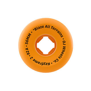 OJ Skateboard Wheels 56mm Realtree APX Keyframe 92A Orange