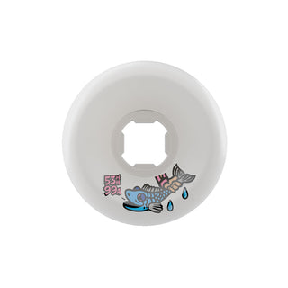 OJ Skateboard Wheels 53mm Tony Latham Elite Full Combo 99A White