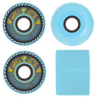 OJ Skateboard Wheels 55mm Shin Sanbongi Mini Super Juice 78A Blue