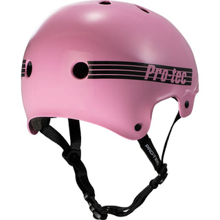 Pro Tec Skateboard Helmet Old School Skate Gloss Pink Size S