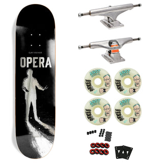 Opera Premium Skateboard with Indy Trucks, Snot Wheels - 8.5" Kreiner Praise