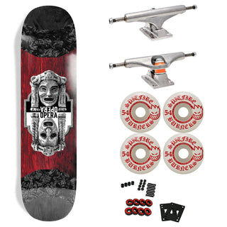 Opera Premium Skateboard with Indy Trucks, Spitfire Wheels - 8.5" Twins Pop Slick