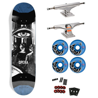 Opera Premium Skateboard with Indy Trucks, Pig Wheels - 8.38" Alex Perelson 3rd Eye Pop Slick