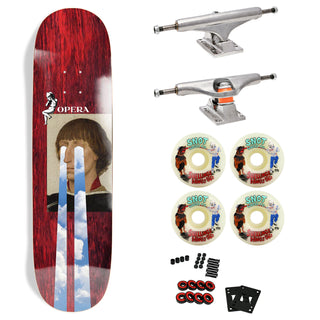 Opera Premium Skateboard with Indy Trucks, Snot Wheels - 8.375" Drama