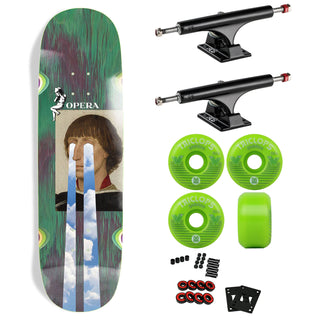 Opera Premium Skateboard with Ace Trucks, Triclops Wheels - 9.0" Drama